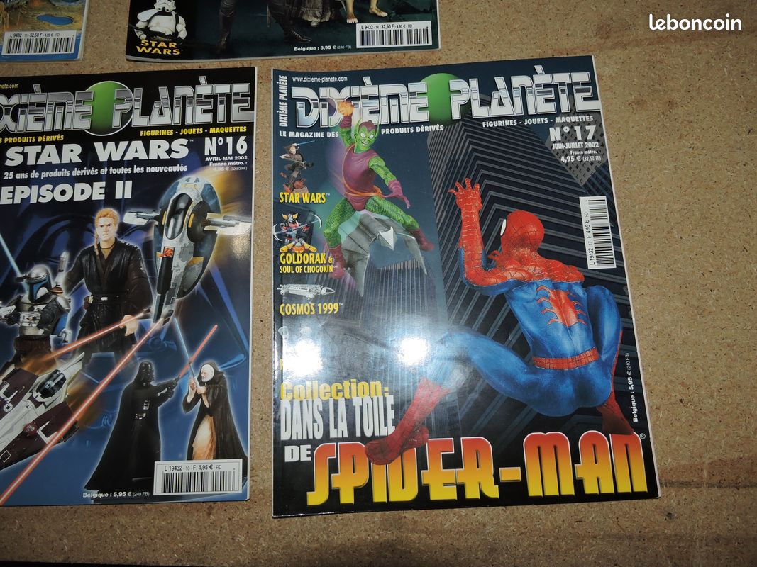 LOT 10 revues Magazine Années 2000 DIXIEME PLANETE Produits dérivés Films Bd Séries Cinéma TV N° 13 14 15 16 17 18 19 21 22 23 Daredevil Gi Joe Goldorak Matrix X Men Hulk Terminator ... (image 5)