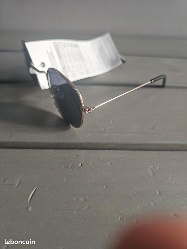Lunettes de soleil rondes dorées – Style vintage (image 4)