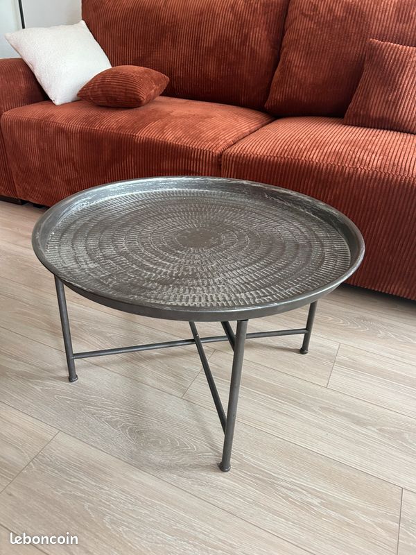 Table basse grise (image 3)