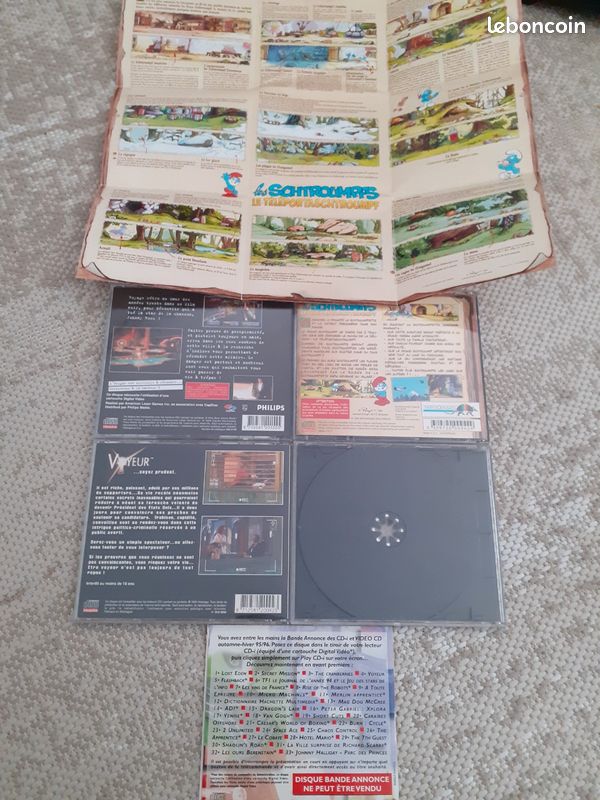 Jeu Vidéo Philips CD-i VOYEUR - Version Française, En Très Bon état, Boîte Et Instructions Incluses