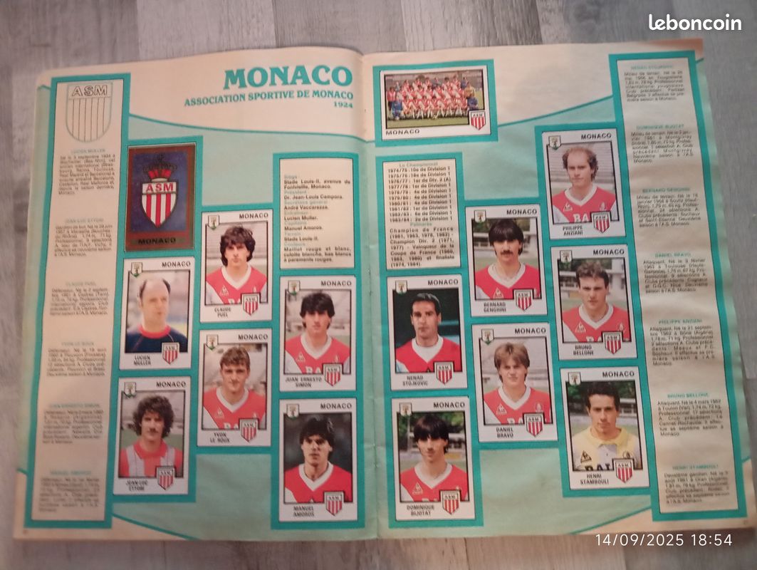 N°340 PANINI FOOTBALL 85 Tours - EUR 2,00 - FR