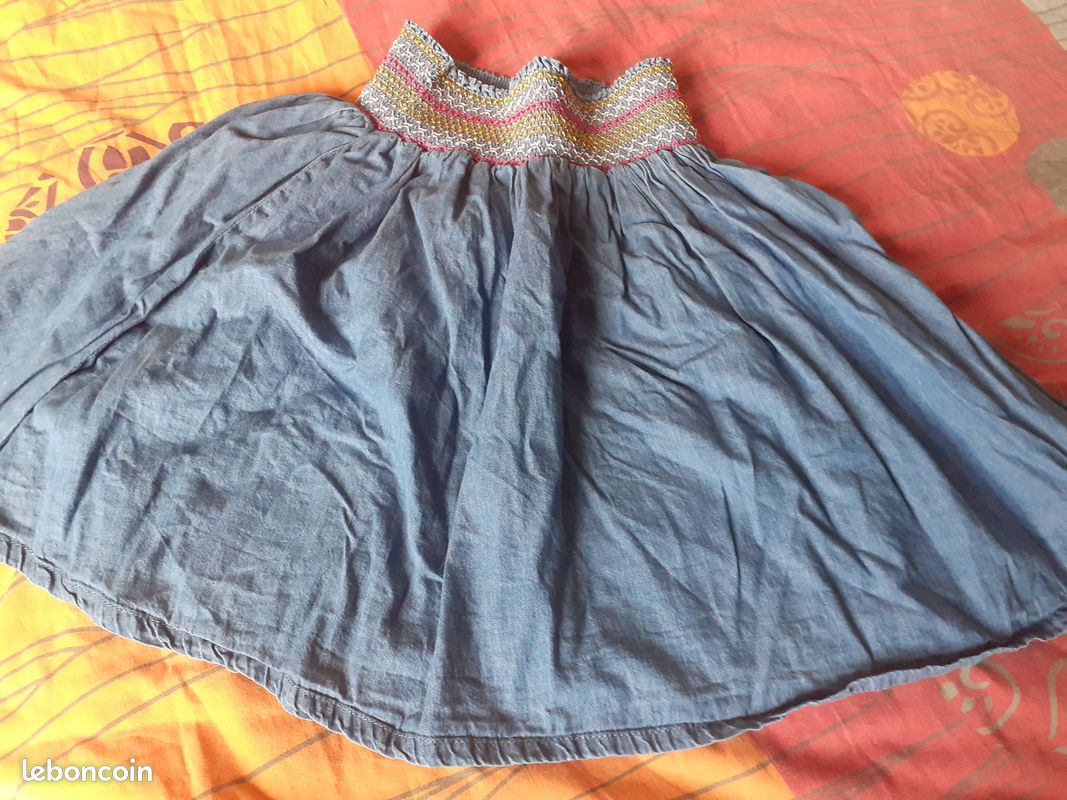 Jupe en jenas MONOPRIX Teens 14 ans (image 1)