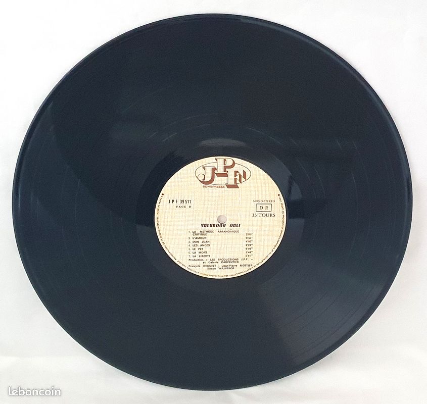 Salvador Dalí – Je suis fou de Dalí – Vinyle rare 1975 (image 5)
