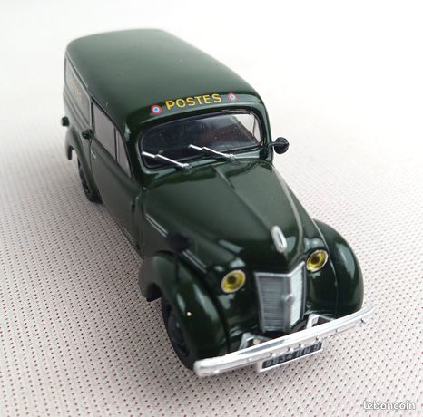 Miniature CIJ 1/43 Renault Dauphinoise Fourgonnette 300 Kgs - Postes - Jouet Ancien