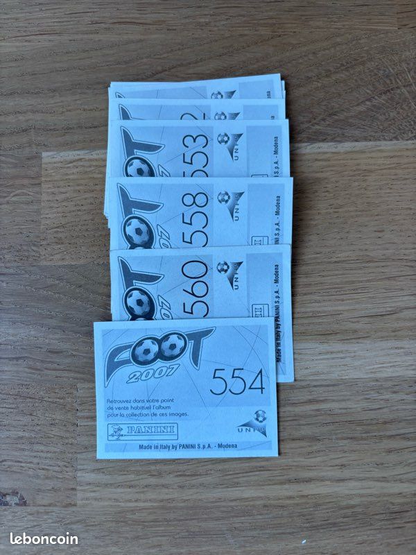 LOT DE 15 vignettes différentes Panini Foot 2023 EUR 2,00 - PicClick FR