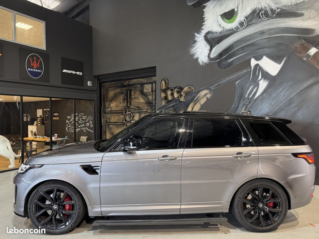 Land Rover Range Rover Sport (2) V8 5.0 575ch SVR Toit Ouvrant CARBONE Phase 2 (image 5)