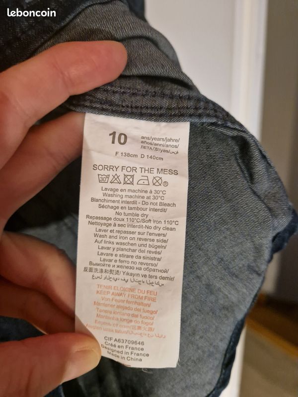 Chemise neuve Sorry 4 The Mess (image 3)