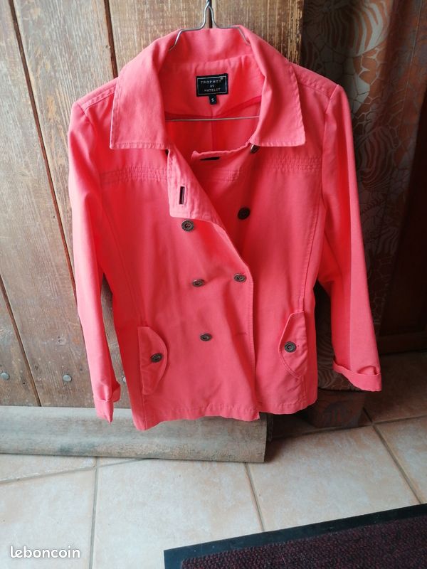 Veste 3/4 orange (image 1)