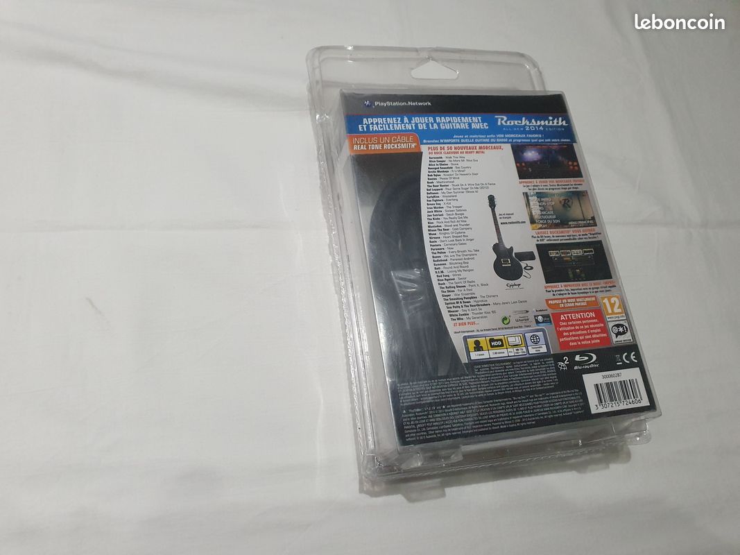 Rocksmith 2014 + Câble PS3 - Jeux vidéo - Achat & prix