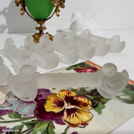 Coffret De 6 Porte-couteaux Canard En Céramique Céladon - Vert - Occasion