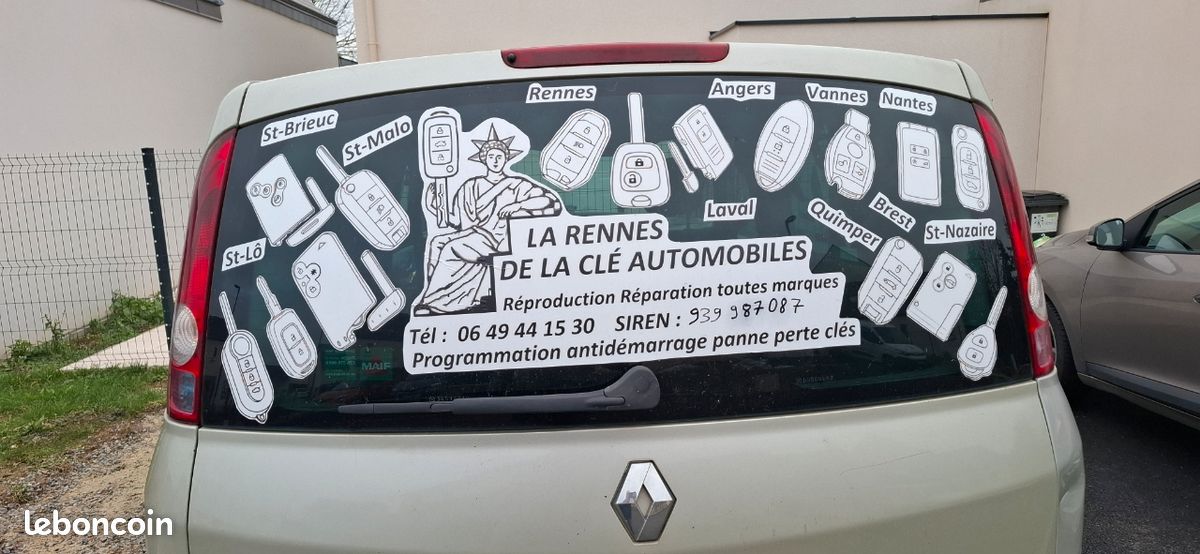 Réparateur clés des voitures Reproduction double réparation perte clé carte Renault twingo clio modus captur megane scenic laguna koleos kadjar espace kangoo trafic master dacia duster sandero logan (image 1)