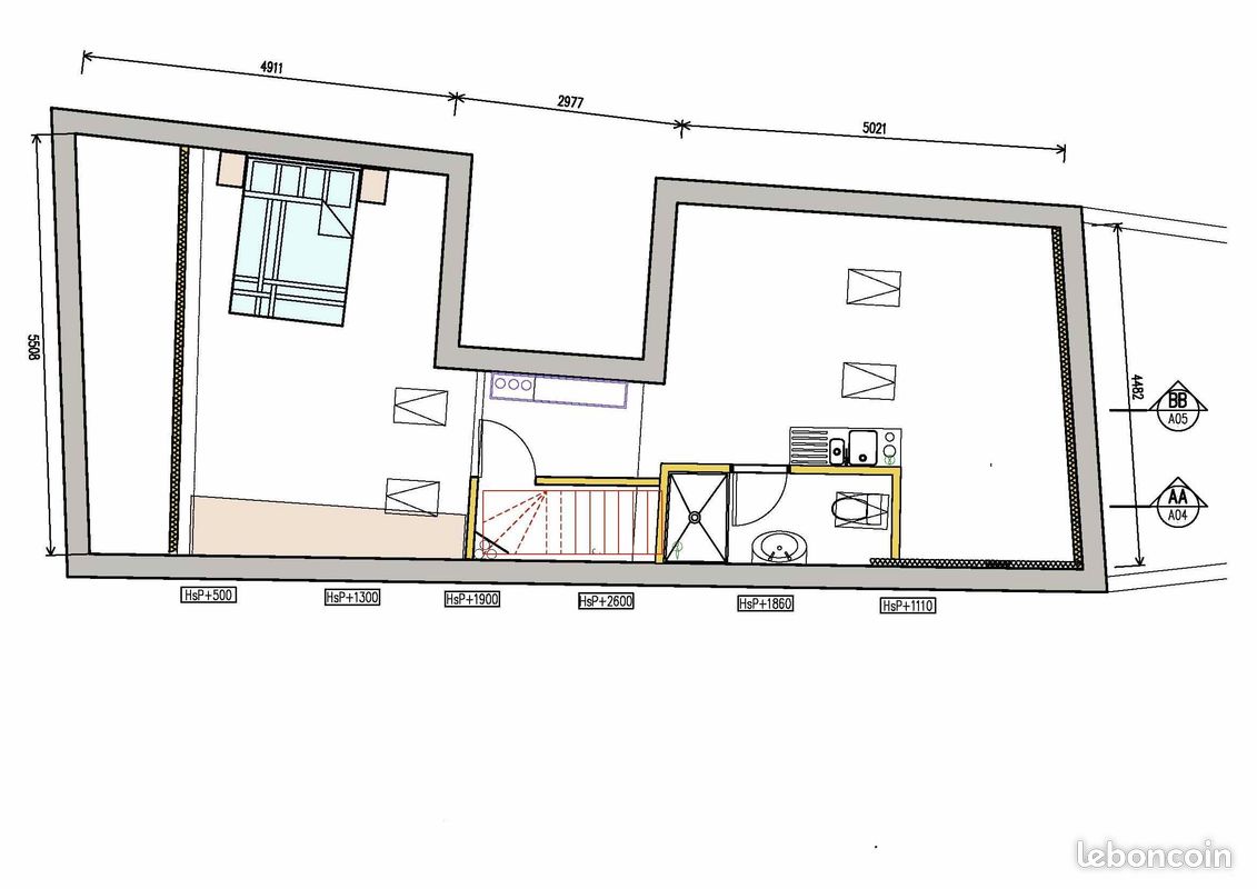 Appartement 2 pièces 16 m² · à Niort · 16 m² · 390 €/mois
