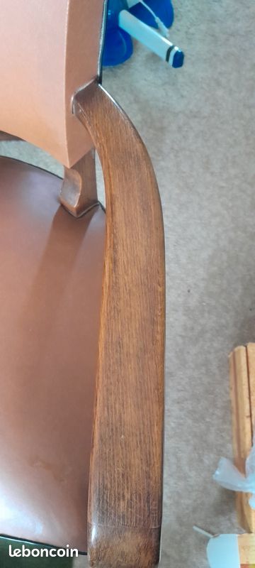 Lot de 2 chaises simili cuir (image 7)