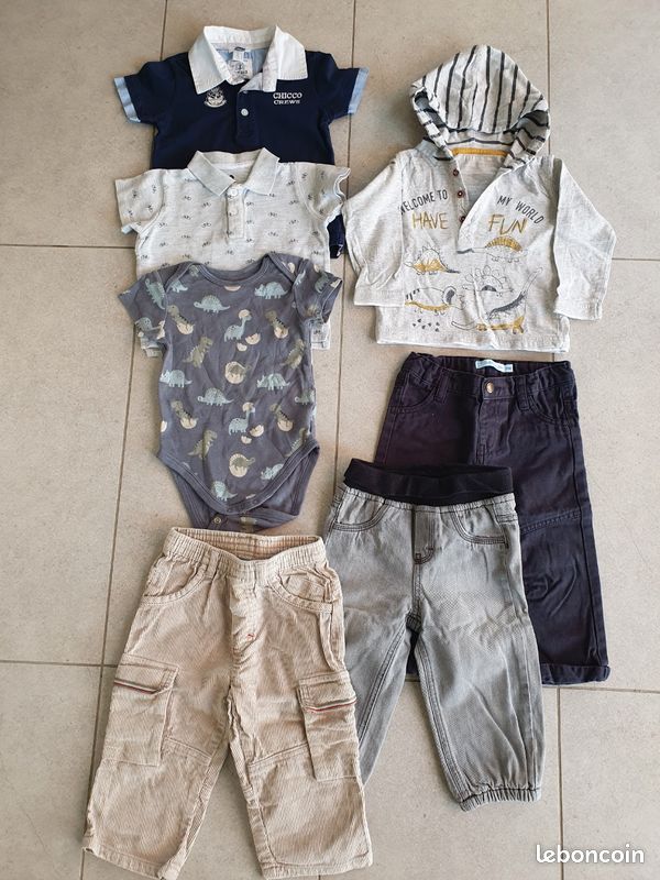 Lot vêtements 12/18 mois garçon (image 1)