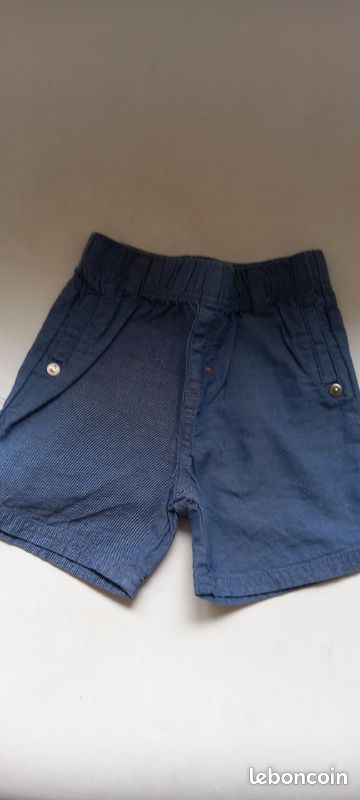 Short toile jean (image 1)