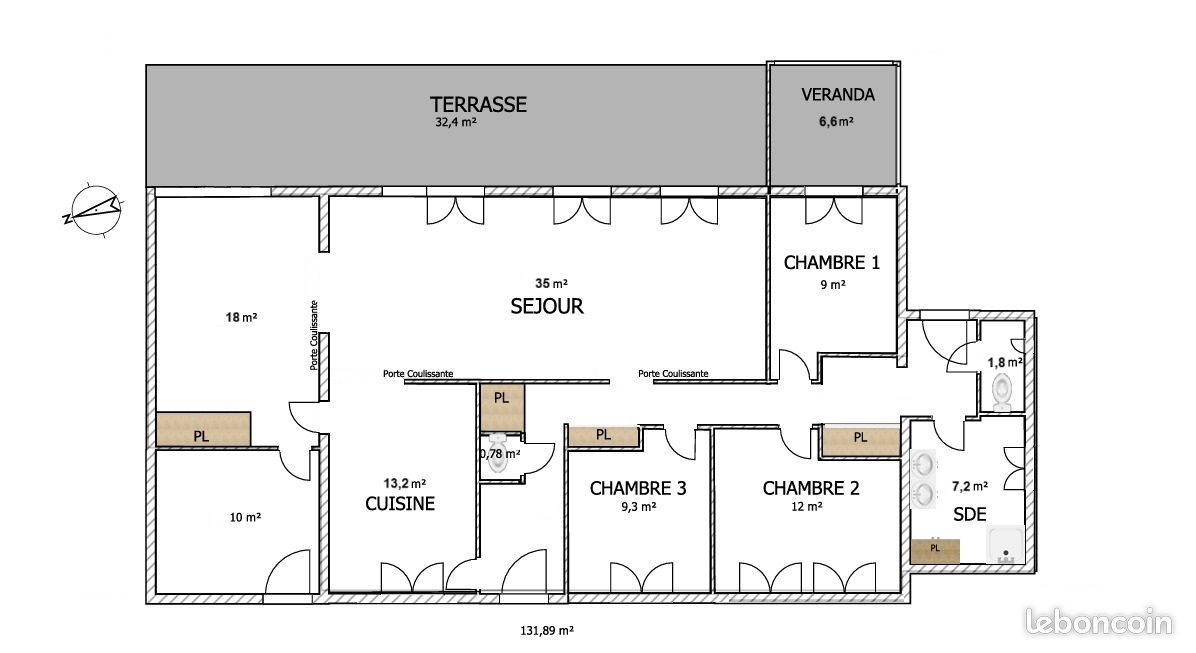 Maison 5 pièces 123 m² · à Mios · 123 m² · 369 500 €