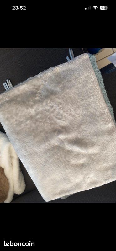Plaid bébé gris (image 2)