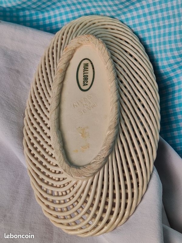 Corbeille vide-poche céramique Mallorca vintage (image 9)