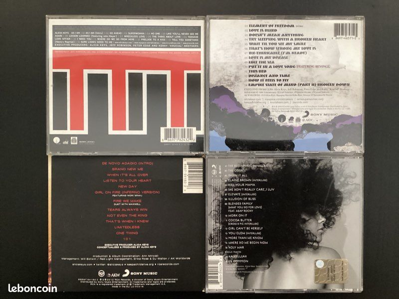 Lot Alicia keys 4 CD (image 2)