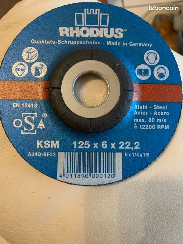 2 Lots de 9 disques acier (image 1)