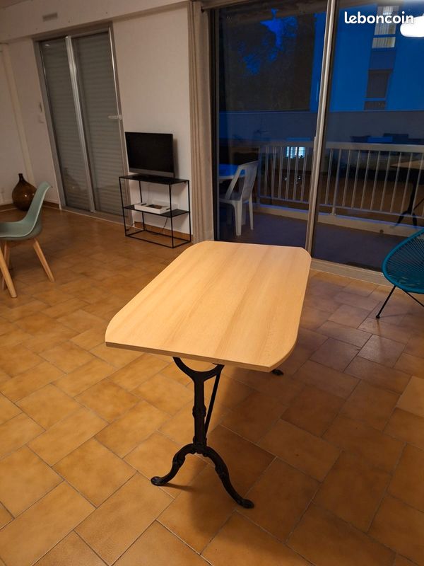 Table Bistrot ◇ Bois&Fonte (image 3)
