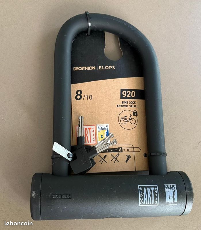 Antivol vélo décathlon 920 Équipements vélos