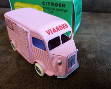 Jouet Ancien Citroën HY JRD 1/43 - Promotionnel Bonbel Vache Qui Rit