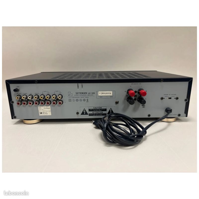Amplificateur Stéréo Luxman LV-120, Hi-Fi, D'occasion