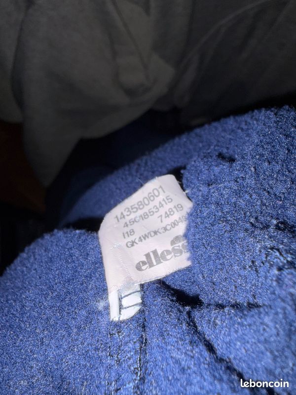 Sweat à Capuche Ellesse Femme Bleu Marine - Softshell, Zip Complet, Taille 10 UK - Neuf Avec étiquettes