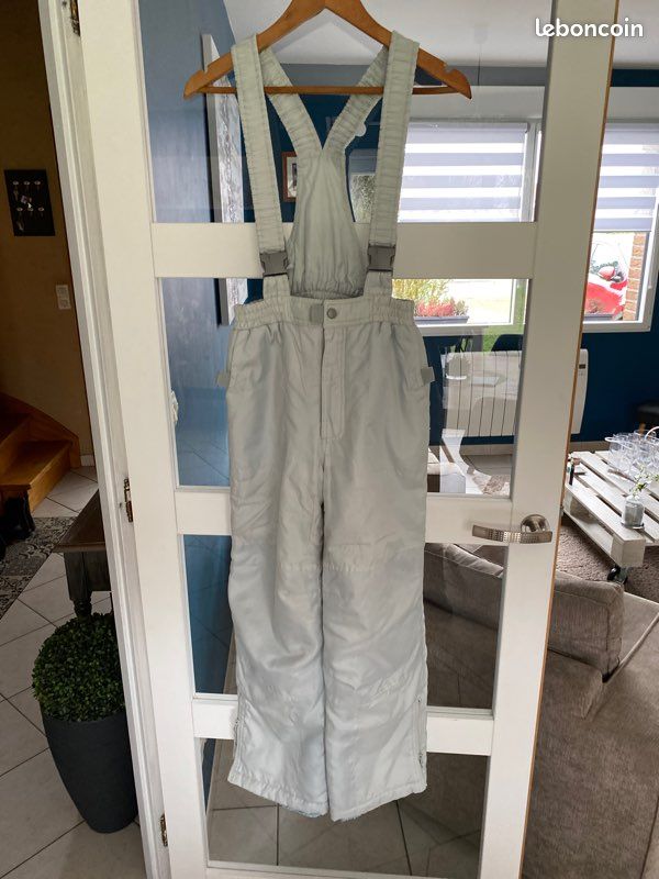 Vêtements pantalon de ski taille 14 ans de couleur grise (image 1)