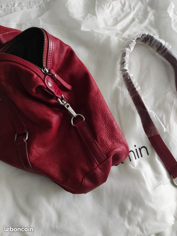 Nat et Nin sac cabas Macy Col. Carmin (image 9)