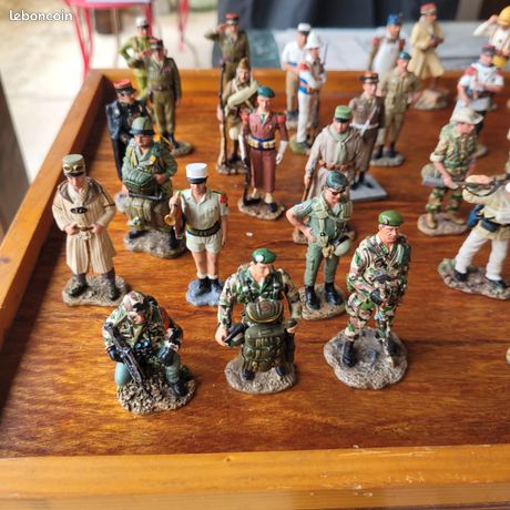 Lot Soldats De Plomb Légion Étrangère - Hachette - 65mm - Sous Blister - Occasion