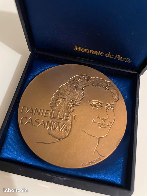 Médaille Paquebot France 1969 - Gondard - Acier - Bon état