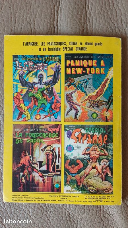 [Réservé] Lot 1 de 10 Marvel Strange Le journal de Spider-Man Collection Super Héros LUG (image 8)