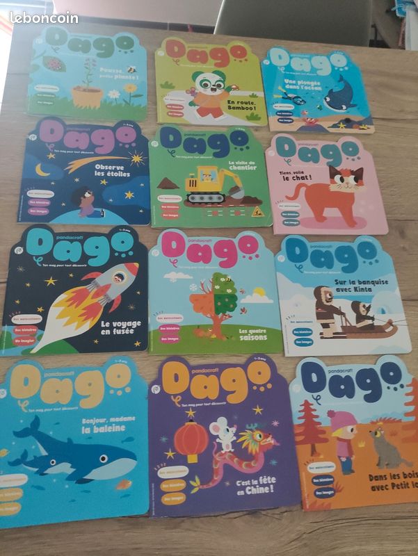 Lot de 12 livres pandacraft 1 a 3 ans (image 1)