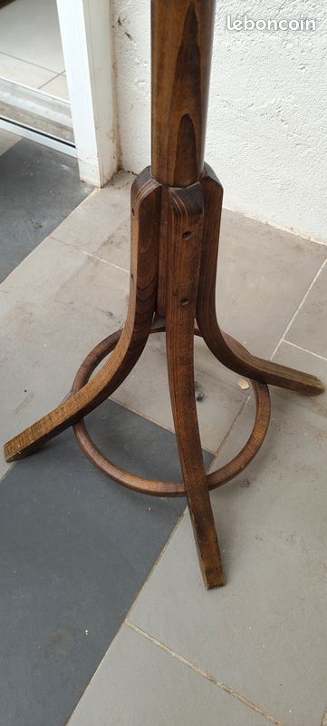 Porte manteau Baumann en bois courbé-vintage-fabrication française (image 4)