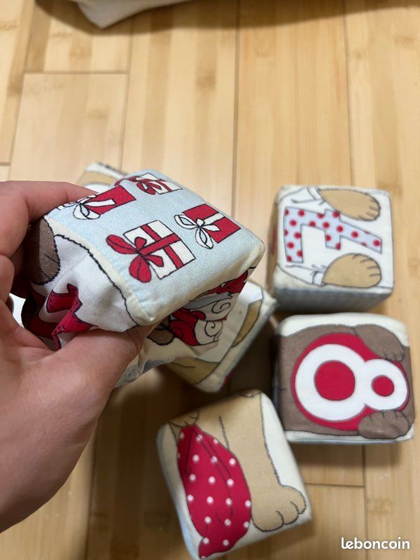 Blocks en tissu jouet d’enfant éveil (image 5)