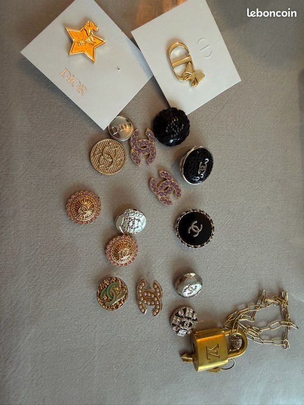 Boutons Chanel Dior authentique (image 1)