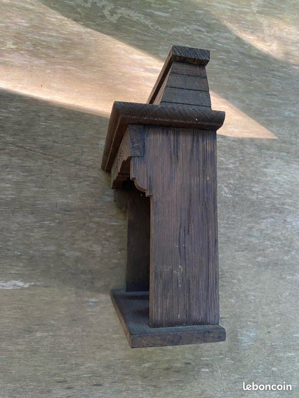 Petite cheminé en bois ancienne (image 3)