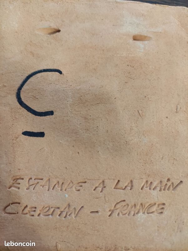 Estampe en terre cuite CLERTAN (image 9)