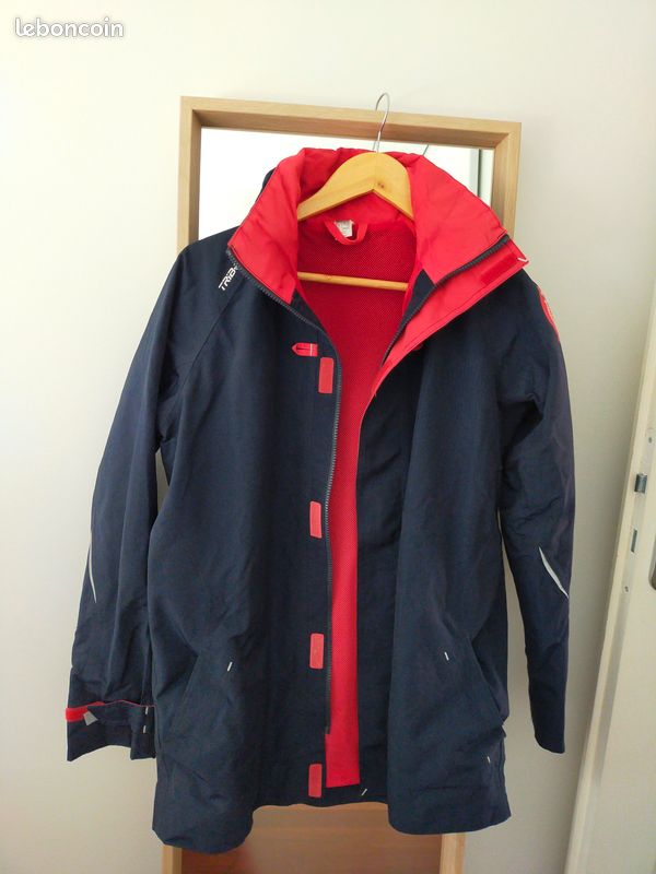 Blouson ciré Tribord marine 14 ans (image 5)