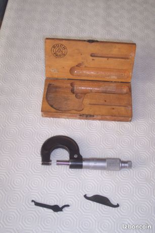 Pied à coulisse micrométrique Micromètre Outil de Mesure Alliage Stable Micromètre bricolage
