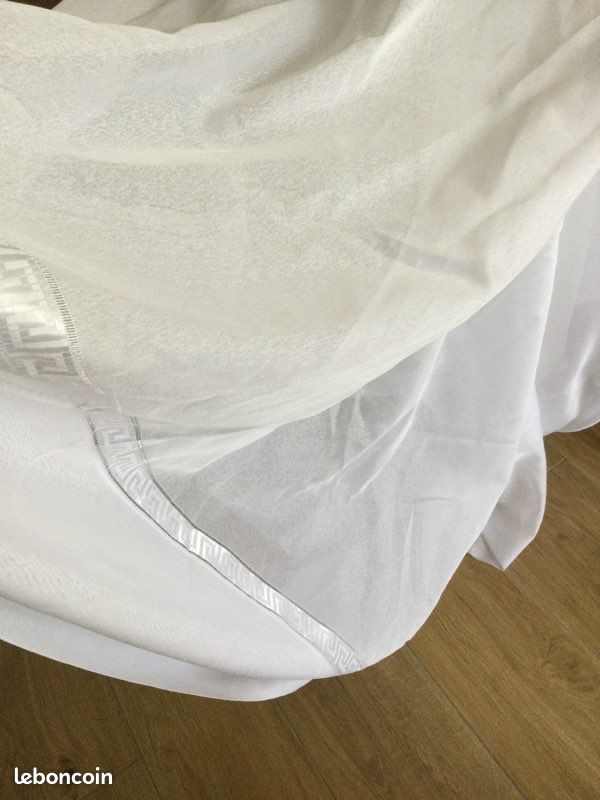 Tissu pour voilage blanc neuf (image 3)