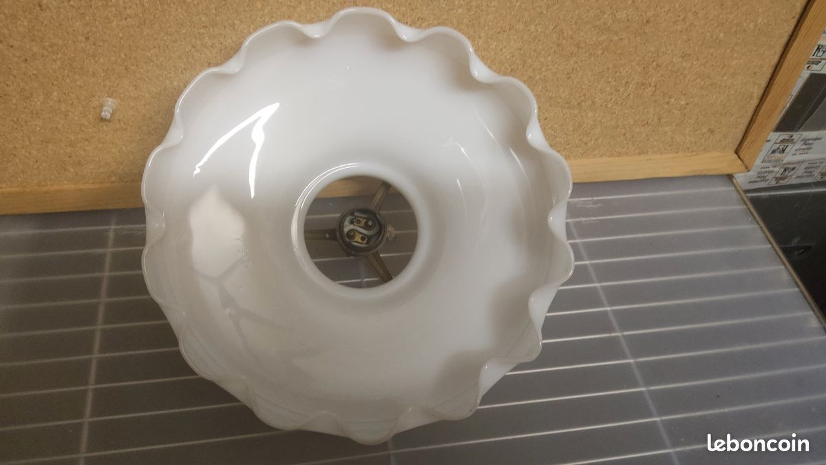 Lustre opaline vintage (image 3)