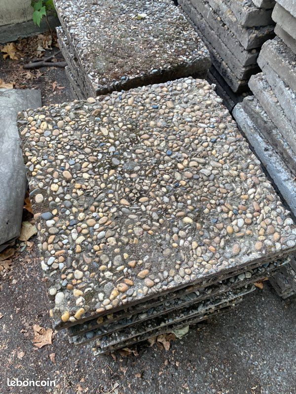 Dalle béton gravillons grise (image 3)