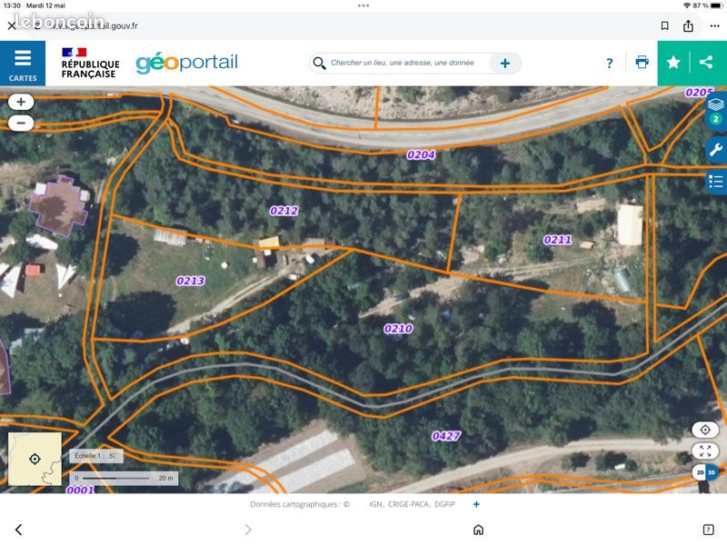 Terrain agricole viabilisé · à Saillans · 95 000 €