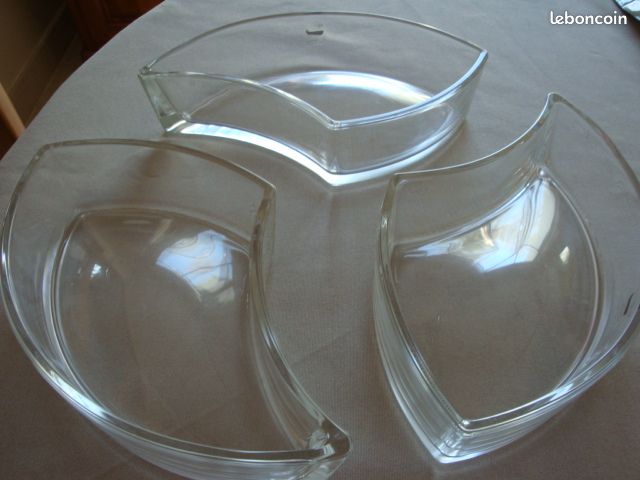 Raviers ramequin ego verre transparent neuf . Les 3 pieces 6 euros (image 3)