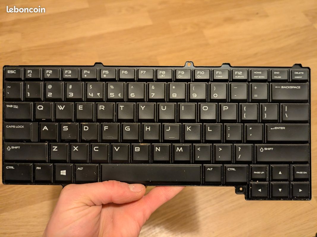 Clavier Dell Alienware M15 R2 - Blanc - Neuf - Pour Ordinateur Portable Gaming