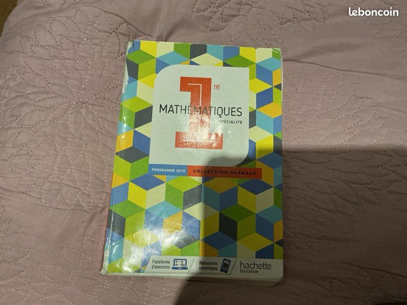 Manuel 1ere spe maths (image 1)