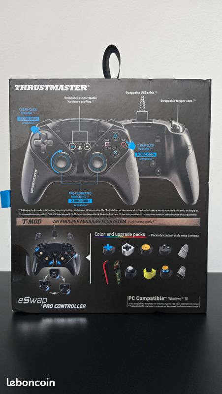 Manette Thrustmaster ESwap Pro PS4 - Boîte Vide - Occasion Fonctionnelle